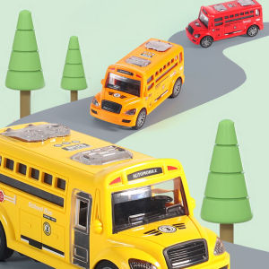 Mini Inertia Drive Toy Pull Back Vehicles Toys For Kids Car Toys Car Excavator Truck Car Excavator Truck Fighter Model With Pull Back Action And Openable Doors Drop-Resistant Material (Yellow/Blue/Red)