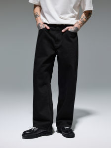 CHINISM | Fine Enzyme Washed Denim Jeans Mens Straight
