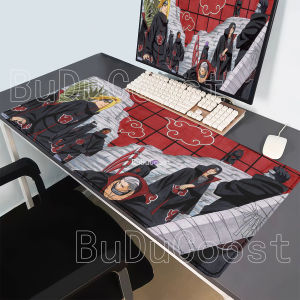 Bandai | HD printing Aakatsuki Naruto Mouse Pad Gaming Office Accessories Computer Keyboard Anime Non-slip Desk Mat overlock XXL Mousepad