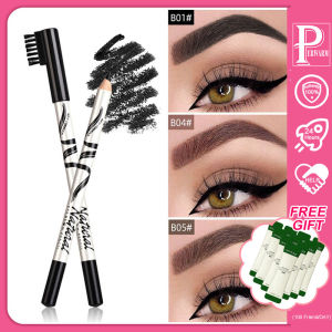 Black Brown Eyebrow Pencil Waterproof Enhancer Eyebrow Tattoo Dye Tint Long Lasting Eye Brow Makeup Cosmetic Pen (M1B)