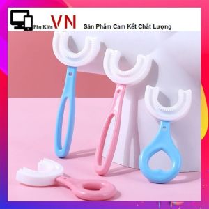 Bàn Chải Đánh Răng Chữ U Bằng Silicon Siêu Mềm Cho Bé Từ 2 - 12 Tuổi - Bàn Chải Đánh Răng Silicon Siêu Mềm Bảo Vệ Răng Và Nú Răng Cho Bé Yêu