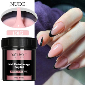 150g Poly Nail Gel UV LED Cured Builder Nail Gel Acrylic Crystal Nail Extension Gel For Nails DIY At Home Salon