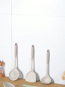 COOKER KING | Non-stick Cookware Set Heat-resistant Silicone Utensils