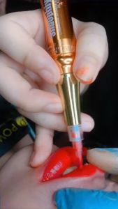 Máy phun xăm phổ thông Shuophiya tích điện 2 pin máy xăm môi mày mí chính hãng bảo hành 6 tháng