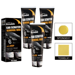 RAYHONG | Car Scratch Removal Wax Kit Remove Stubborn Stain Enhance Surface Luster Dilute Oxide Layer Polishing Auto Paint Maintain Cream