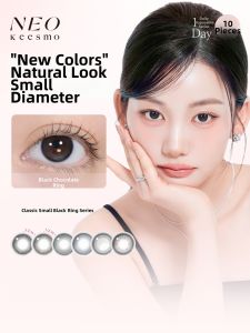 NEO KEESMO | Natural Color Black Ring Contact Lenses 10 Pieces