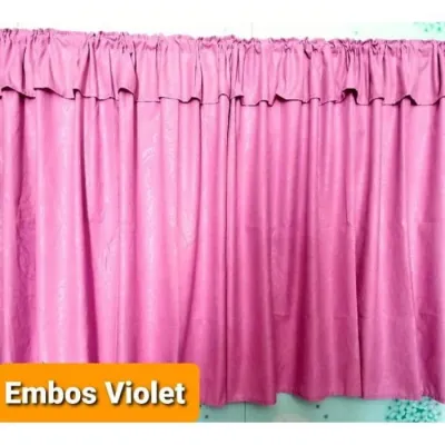 Gorden kolong dapur / Kelambu kolong dapur motif embos ukuran 100cm x 70 cm