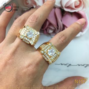 Nhẫn Nam N157 Đính Đá Phong Cách Lịch Lãm Sang Trọng Namoo Jewelry