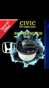 HONDA CIVIC FD 2006-2011 YEAR OEM NEW BLOWER MOTOR (CAR AIRCOND SYSTEM) UNDER DASHBOARD