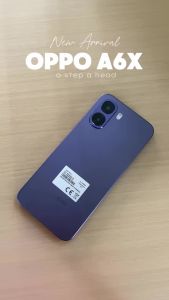 OPPO A6x (4/64GB) - Baterai Besar 6500mAh Layar Responsif Cepat 120Hz Garansi Resmi 100% Original