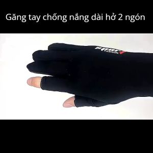 Bao tay chống nắng găng tay chống nắng nam dài Sport hở ngón chống tia UV UPF50+ vải lụa cao cấp - Happy Home 4U