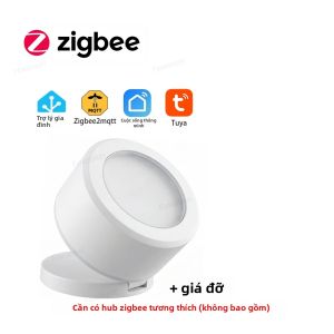 Cảm Biến Ánh Sáng Thông Minh ZigBee Máy Dò Độ Sáng Chiếu Sáng Hoạt Động Bằng Pin Trợ Lý Gia Đình Tương Thích Với Zigbee2mqtt