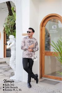 BLOUSE COUPLE KEMEJA BATIK MOTIF NAURA TALI TERLARIS