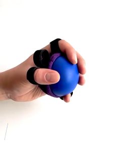 Hand Grip Ball Finger Practice Exercise Power Rehabilitation Training Gripper Fingers Strength Recovery Alat Senaman Rehabilitasi Jari