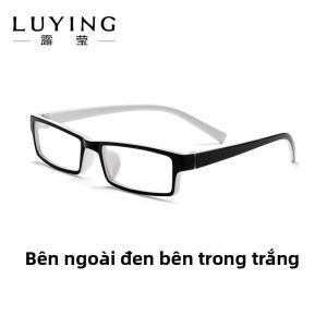 LUYING | Kính Đọc Sách Chống Ánh Sáng Xanh Khung Mỏng Độ Cao Trong Suốt Nhẹ