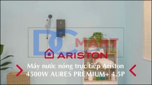 Máy nước nóng Ariston AURES Premium+ 4.5 - Hàng chính hãng bảo hành 2 năm