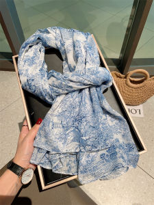 Delicate Bamboo Tree Silk Scarf for Women Perfect for Spring Summer Outdoor Seaside Sun Protection Thick Shawl Autumn Thin Cotton Linen Wrap