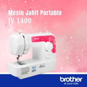 Mesin Jahit Portable Multifungsi Brother JV1400