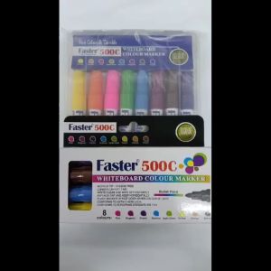 Faster 500C Whiteboard Colour Marker Bullet Point M-F-500C-PB SET / M-F-500C (Price For 1 Box)