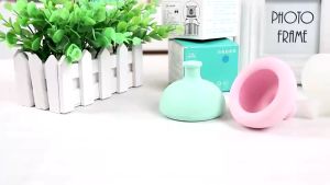 D0080 ซิลิโคนขับเสมหะเด็กผู้สูงอายุ ถ้วยขับเสมหะ ถ้วยซิลิโคนเสมหะ Burping Patting การถอด Digest Helper Palm Cup