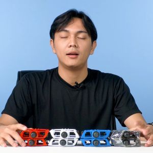 Sepasang Pedal Sepeda Aluminium Anti-Slip Jf20