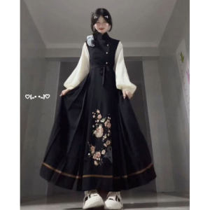CHANGTONG | New Chinese Style Two-piece Set Dress Senior Feel Shirt Skirt Spring Wear