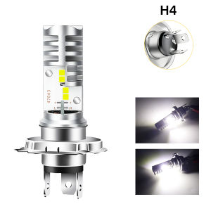 KEVANLY | H4 Motorcycle LED Headlight Bulb 3030 8SMD Hi Lo Beam 6000K White Super Bright DRL Driving Light Plug and Play for Yamaha MT07