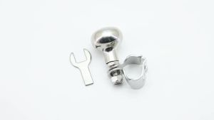 RYSJM | Turning Steering Wheel Booster Spinner Knob 360 Degree Rotation Stainless Steel 316 Bearing Power Handle Ball Shaped Boat Assist