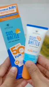 EMINA SUN Protection SPF30 PA+++ 60ml 23ml Mini | Sun Battle SPF45 PA+++ 30ml | Skin Buddy | Sunscreen UV | Max Airy Protection Duo SPF50 PA++++ | Sun Battle SPF35 PA+++ FUNSIZE