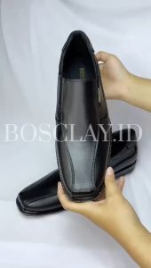 SEPATU SLIP ON SEPATU FORMAL GLOSSY NYAMAN DIGUNAKAN BOSCLAY NEW COLECTION LOAFER LOCAL BRAND