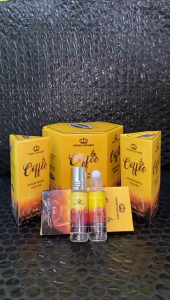 Perbox isi 6 botol minyak wangi Coffee perbotol isi 6 ml