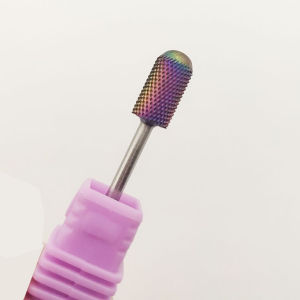 Professional 5-in-1 Colored Tungsten Carbide Nail Drill Bit – Salon Quality Multi-Purpose Nail Tool