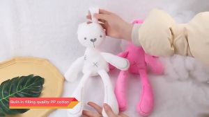 Baby sleeping doll rabbit Toy Plush Rabbit Baby soft well-behaved rabbit appease doll baby accompany sleeping plush pacifying doll