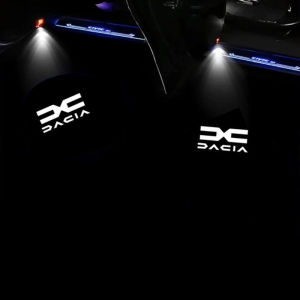 ไฟ LED รถโปรเจคเตอร์ประตูรถยินดีต้อนรับสําหรับ Dacia Dokker Jogger Duster Logan Sandero Mcv Sandero MK Cilo Dokker Stepway