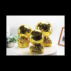 2022 Qatar Ballon dor Trophy Ornament Memorabilia Souvenir Football Soccer Gift Ornamen Memorabilia Sepak Bola Hadiah Penggemar Sepak Bola - Lazada