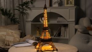 [ReadyStock][Valentine Gift] Robotime Rolife Night of the Eiffel Tower 3D Wooden Puzzle TGL01 164PCS