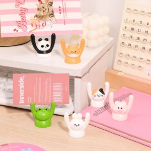 Lovely Panda Hand Raising Memo Clip Holder Perfect for Displaying Photos Cards for Home DIY Accessories on Office Car