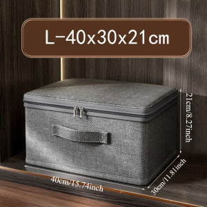 Foldable Fabric Storage Box Multi-Purpose Closet Organizer for Clothes Office Supplies Storage Trunks for Home Organization