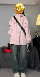 ฤดูใบไม้ร่วง ผู้หญิง เสื้อแจ็คเก็ตมีฮู้ด 2024 ถนนสไตล์ใหม่ หลวม พอดีแจ๊กเก็ตยาวปกติสําหรับคู่รัก Workwear แรงบันดาลใจ อินเทรนด์ แบรนด์