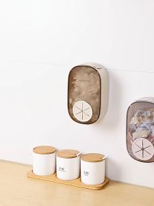 一次性保鲜膜收纳盒 免打孔壁挂抽取式 Disposable Cling Film Holder – Wall-Mounted Pull-Out Organizer