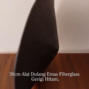 50cm ALAT DULANGAN EMAS FIBERGLASS 50cm GERIGI HITAM