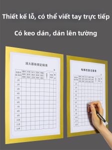QINLEYI | Magnetic Transparent PVC Document Protector A4