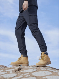 SCALER | Thickened Fleece Elastic Drawstring Outdoor Work Hiking Pants Men