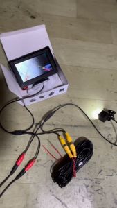 Camera lùi và màn hình LCD 4.3 inch camera lùi 4 Led chống nước màn hình độ phân giải 800x480