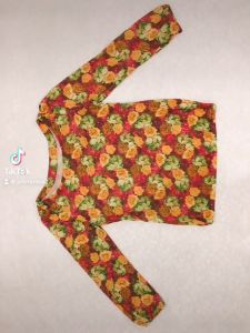 Áo Ren Lưới Tay Dài Phồng nhẹ Cổ Thuyền 101