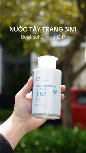 Nước Tẩy Trang 3in1 Q.P Cosmétique 300ml Làm Sạch Makeup & Dưỡng Ẩm Không Khô Căng Da
