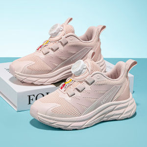 Kids Running Shoes Boys 4 year old Girls Sneakers Cool Fabric Breathable Knob Non-slip 27-38 Flexible New Fashion Style Durable Comfy Kindergarten Pupils Primary School Students Preschoolers Lively Children Sports Footwear