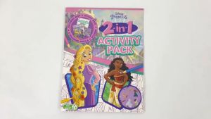 Disney Princess 2 In 1 Activity Pack For Kids Disney Princess Birthday Party Supplies Disney Princess Coloring Book - Lazada