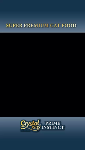 Crystal Kitty Prime Instinct super premium 1kg Grain Free makanan kucing