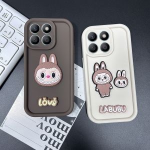 Casing Honor X6C HonorX6C Phone Case New Design Cute Cartoon 3D Labubu Doll Silicone Shockproof Lens Protection Soft Cover 2025